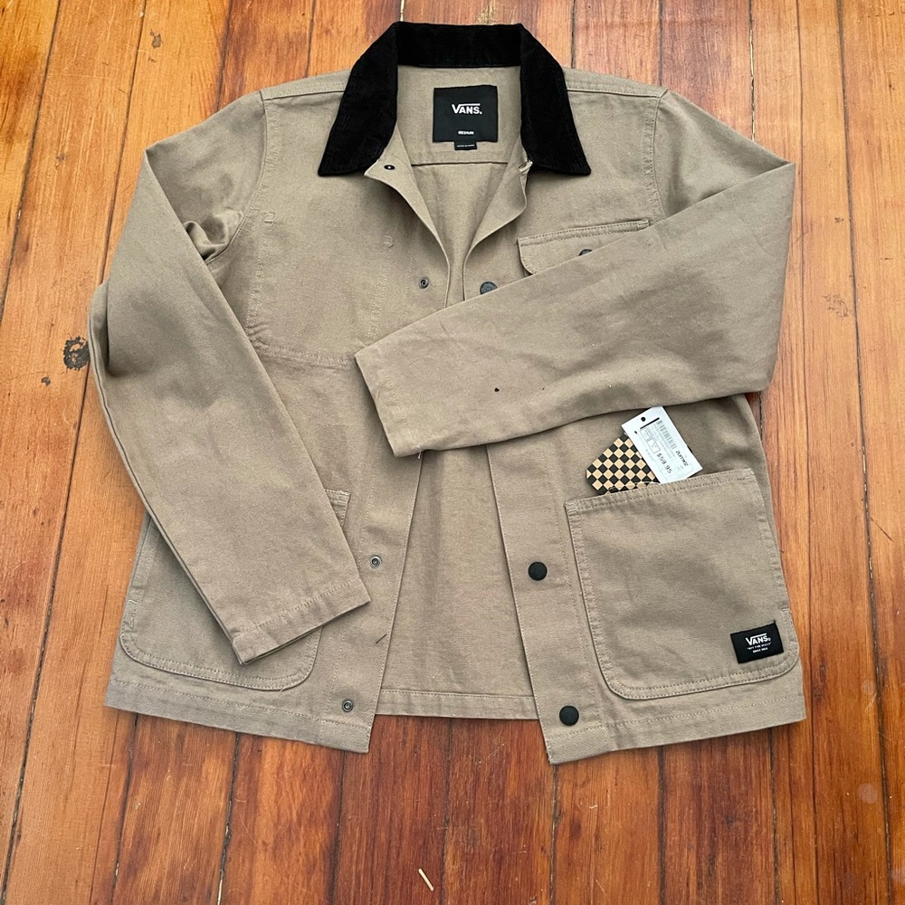 Vans khaki chore coat